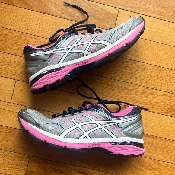 ASICS Women’s GT-2000 Running Dynamic Duomax Shoes Sneakers Gray Pink Sz 11 - Picture 7 of 11